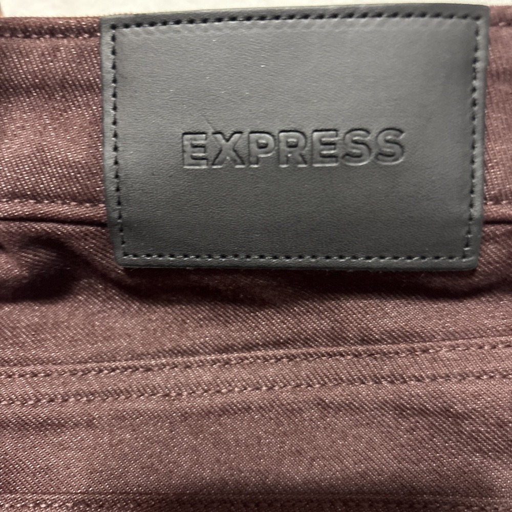 Express Jeans 31x30 Slim Stretch Purple Men's